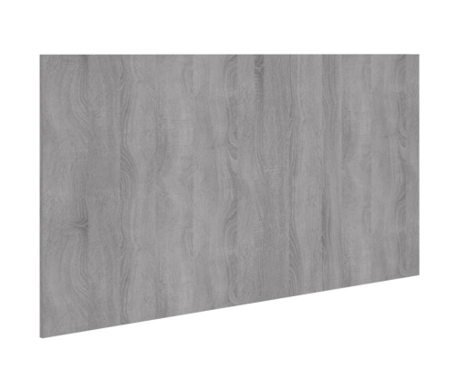 vidaXL Cabecero de cama madera contrachapada gris Sonoma 160x1,5x80 cm