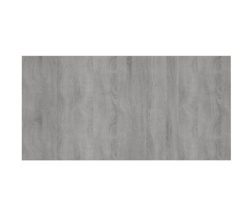 vidaXL Cabecero de cama madera contrachapada gris Sonoma 160x1,5x80 cm