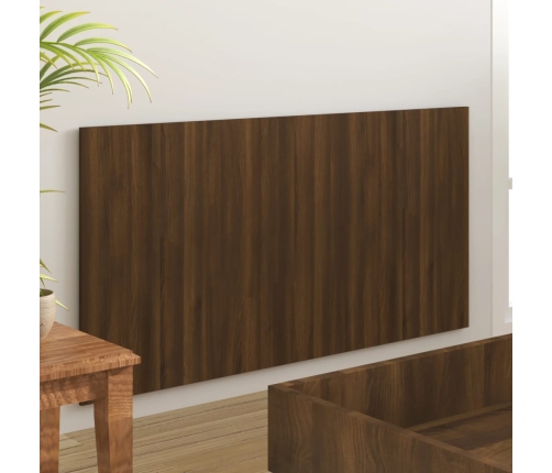 vidaXL Cabecero de cama madera contrachapada roble marrón 160x1,5x80cm