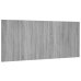 vidaXL Cabecero de cama madera contrachapada gris Sonoma 200x1,5x80 cm