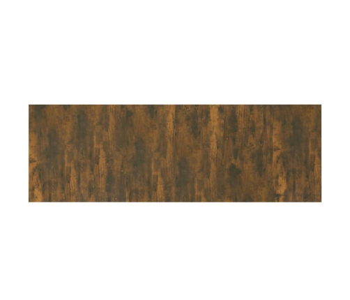 Cabecero pared madera contrachapada roble ahumado 240x1,5x80 cm