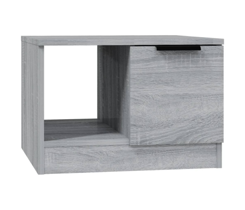 Mesa de centro madera de ingeniería gris Sonoma 50x50x36 cm