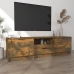 Mueble para TV madera contrachapada roble ahumado 140x35x40cm