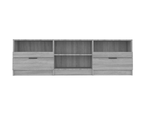 Mueble de TV madera contrachapada gris Sonoma 150x33,5x45 cm