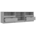 Mueble de TV madera contrachapada gris Sonoma 150x33,5x45 cm