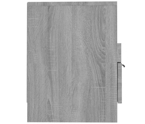 Mueble de TV madera contrachapada gris Sonoma 150x33,5x45 cm