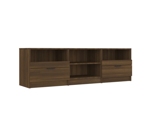 Mueble para TV madera contrachapada roble marrón 150x33,5x45 cm