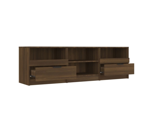 Mueble para TV madera contrachapada roble marrón 150x33,5x45 cm