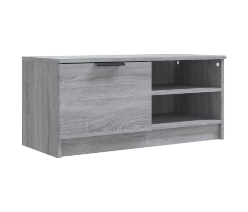 vidaXL Mueble para TV madera contrachapada gris Sonoma 80x35x36,5 cm