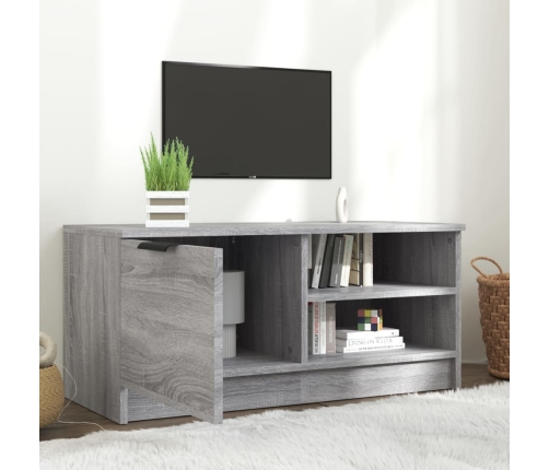 vidaXL Mueble para TV madera contrachapada gris Sonoma 80x35x36,5 cm