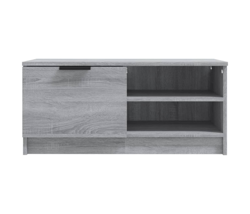 vidaXL Mueble para TV madera contrachapada gris Sonoma 80x35x36,5 cm