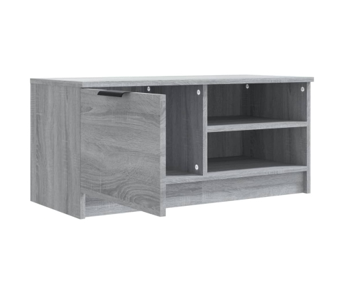 vidaXL Mueble para TV madera contrachapada gris Sonoma 80x35x36,5 cm