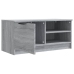 vidaXL Mueble para TV madera contrachapada gris Sonoma 80x35x36,5 cm