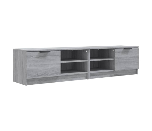 Muebles para TV 2 uds contrachapado gris Sonoma 80x35x36,5 cm