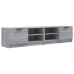 Muebles para TV 2 uds contrachapado gris Sonoma 80x35x36,5 cm