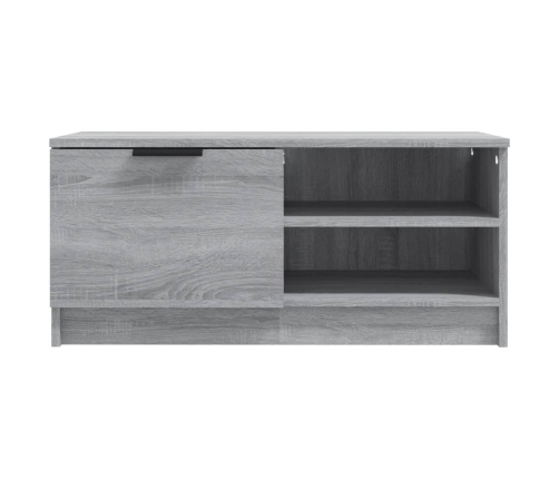 Muebles para TV 2 uds contrachapado gris Sonoma 80x35x36,5 cm