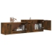 Mueble para TV madera contrachapada roble ahumado 158,5x36x45cm