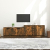 Mueble para TV madera contrachapada roble ahumado 158,5x36x45cm