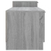 vidaXL Mueble de TV madera contrachapada gris Sonoma 158,5x36x45 cm