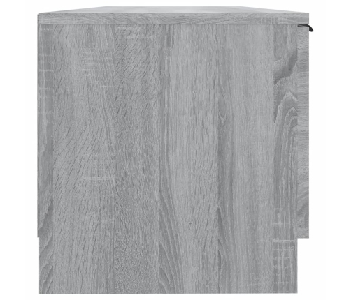 vidaXL Mueble de TV madera contrachapada gris Sonoma 102x35x36,5 cm