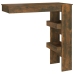 Mesa de bar de pared contrachapada roble ahumado 102x45x103,5cm