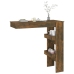 Mesa de bar de pared contrachapada roble ahumado 102x45x103,5cm