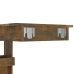 Mesa de bar de pared contrachapada roble ahumado 102x45x103,5cm