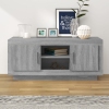 Mueble para TV madera contrachapada gris Sonoma 102x35x45 cm