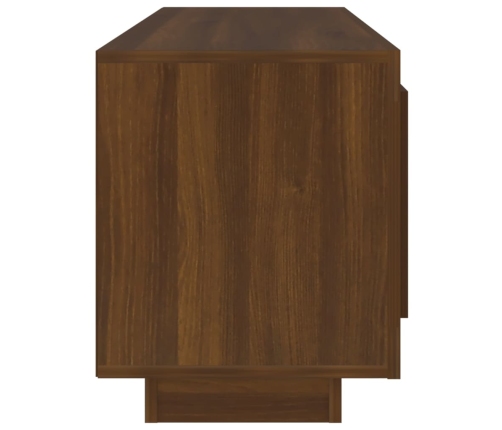 Mueble para TV madera contrachapada roble marrón 102x35x45 cm