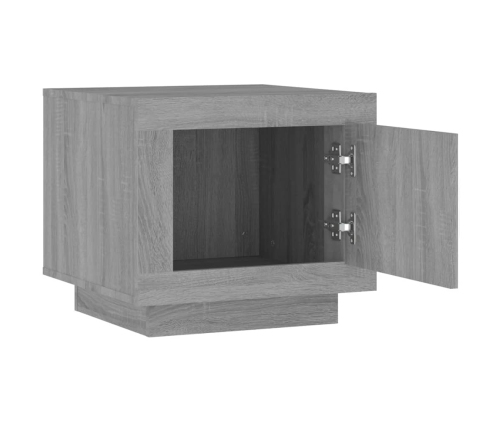 Mesa de centro madera de ingeniería gris Sonoma 51x50x45 cm