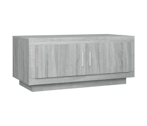 Mesa de centro madera de ingeniería gris Sonoma 102x50x45 cm