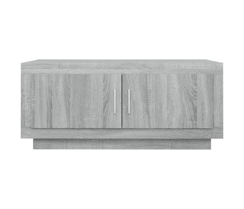 Mesa de centro madera de ingeniería gris Sonoma 102x50x45 cm