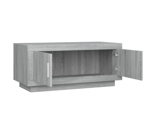 Mesa de centro madera de ingeniería gris Sonoma 102x50x45 cm