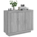 Aparador de madera contrachapada gris Sonoma 92x35x75 cm