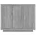 Aparador de madera contrachapada gris Sonoma 92x35x75 cm