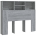 Mueble cabecero gris Sonoma 120x19x103,5 cm