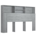 vidaXL Mueble cabecero color gris Sonoma 160x19x103,5 cm