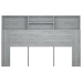 vidaXL Mueble cabecero color gris Sonoma 160x19x103,5 cm