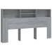 vidaXL Mueble cabecero gris Sonoma 180x19x103,5 cm