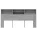 Mueble cabecero color gris Sonoma 200x19x103,5 cm