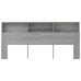 vidaXL Mueble cabecero color gris Sonoma 220x19x103,5 cm