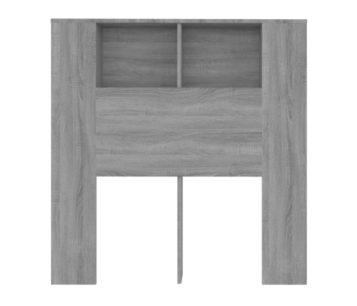 Mueble cabecero gris Sonoma 100x18,5x104,5 cm