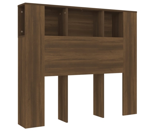 vidaXL Mueble cabecero color roble marrón 120x18,5x102,5 cm