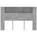 Mueble cabecero gris Sonoma 160x18,5x104,5 cm