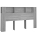 vidaXL Mueble cabecero gris Sonoma 180x18,5x104,5 cm