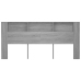 Mueble cabecero color gris Sonoma 220x18,5x104,5 cm