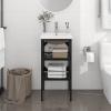 Estructura de baño con lavabo incorporado hierro negro