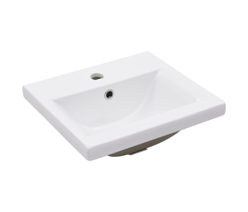 Estructura de baño con lavabo incorporado hierro blanco