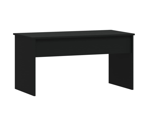 Mesa de centro madera de ingeniería negra 102x50,5x52,5 cm