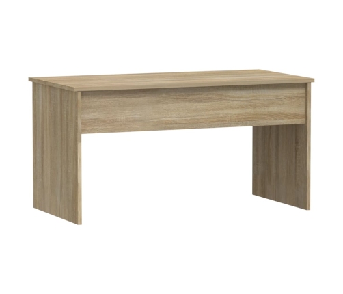 vidaXL Mesa de centro madera ingeniería roble Sonoma 102x50,5x52,5 cm